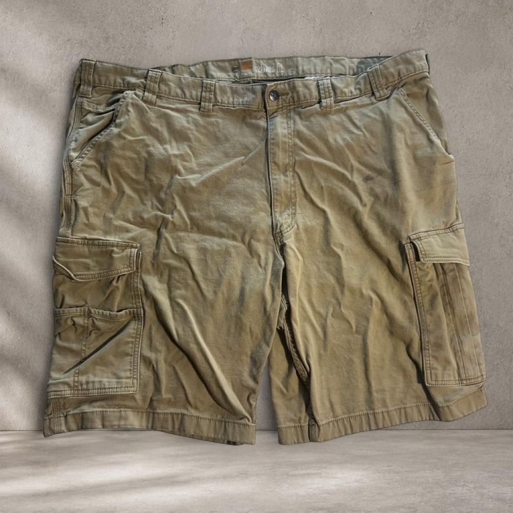 Carhartt khaki cargo shorts bundle set of 2 Size 48 - Picture 2 of 8